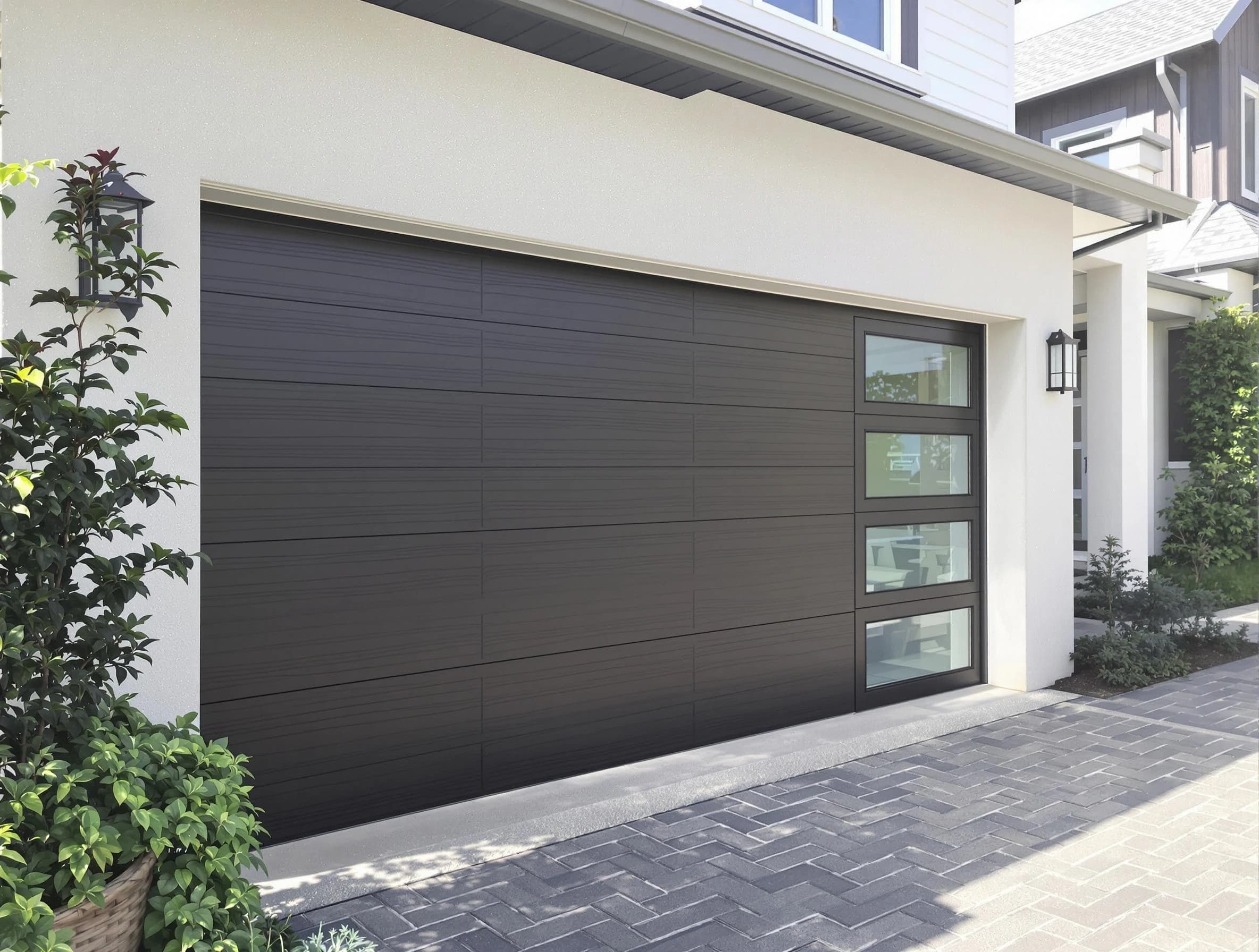 Custom garage door installation by Dracut Garage Door Repair in Dracut