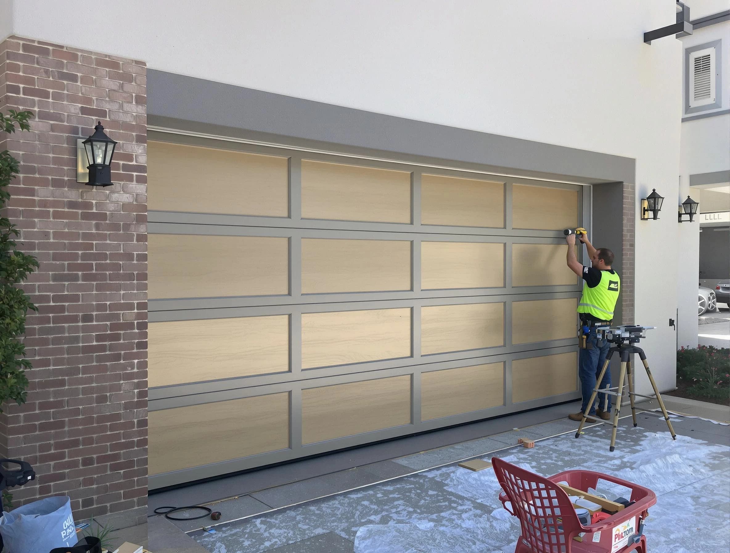 Garage door replacement service by Dracut Garage Door Repair in Dracut