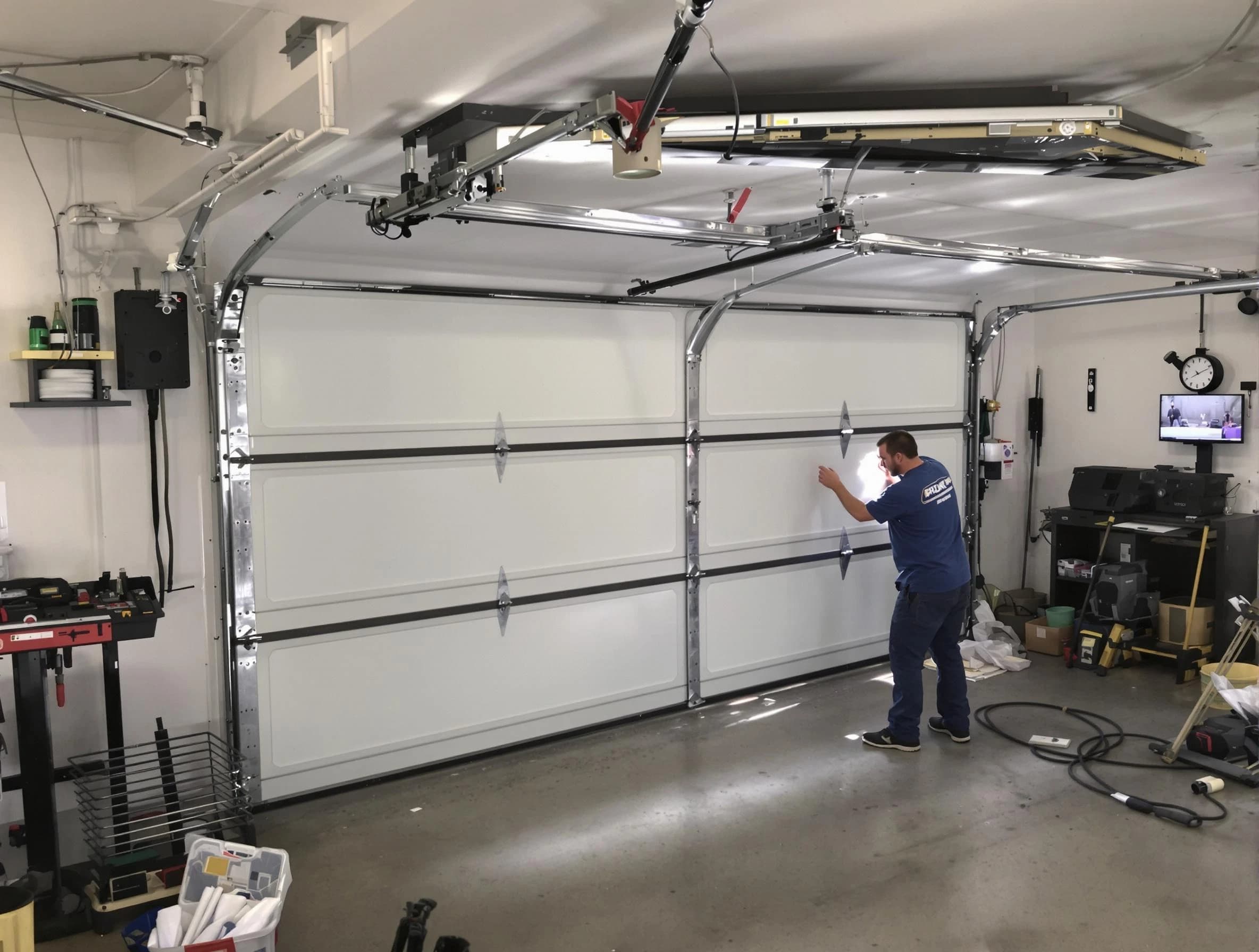 Professional garage door repair service by Dracut Garage Door Repair in Dracut