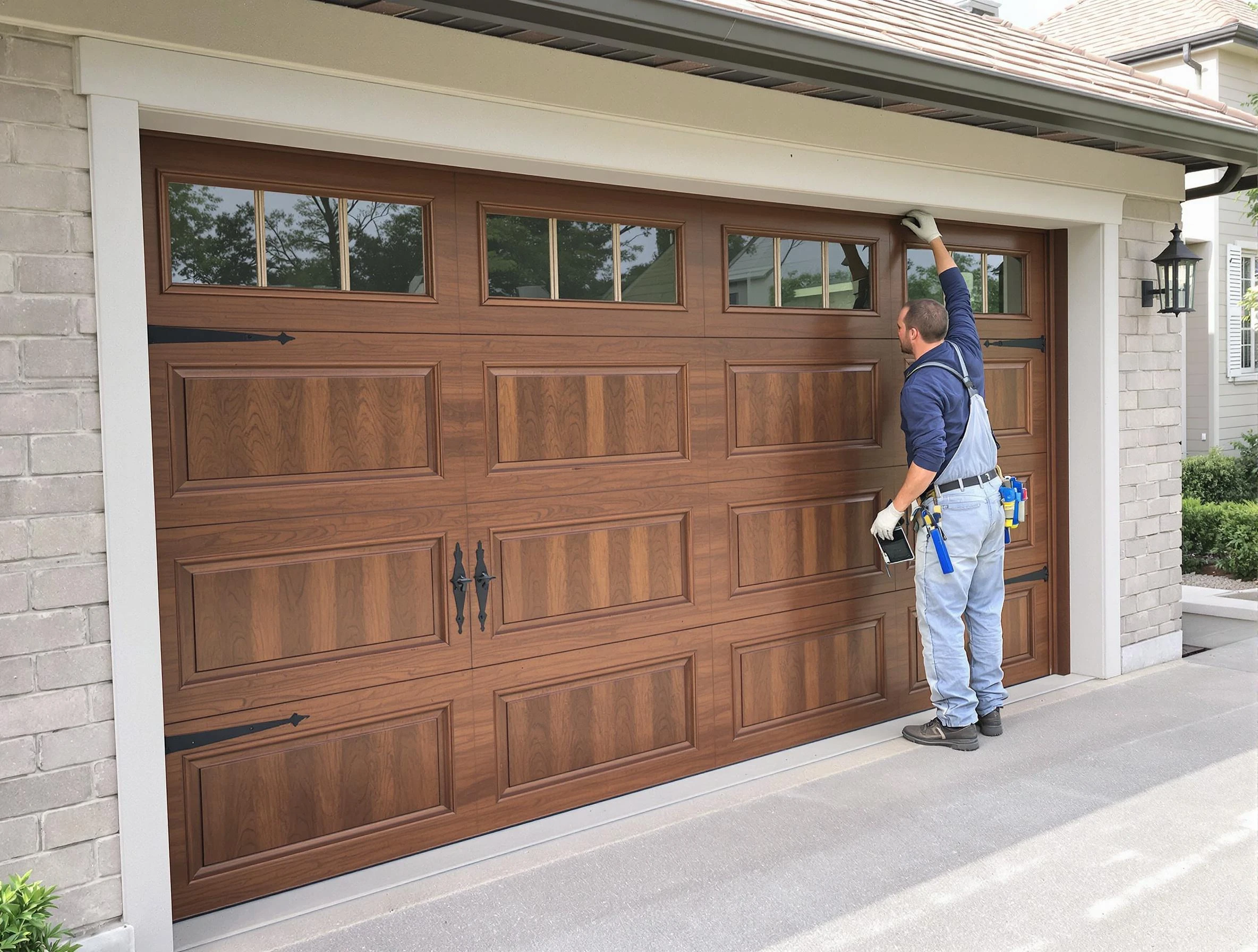 Custom garage door showcase by Dracut Garage Door Repair in Dracut